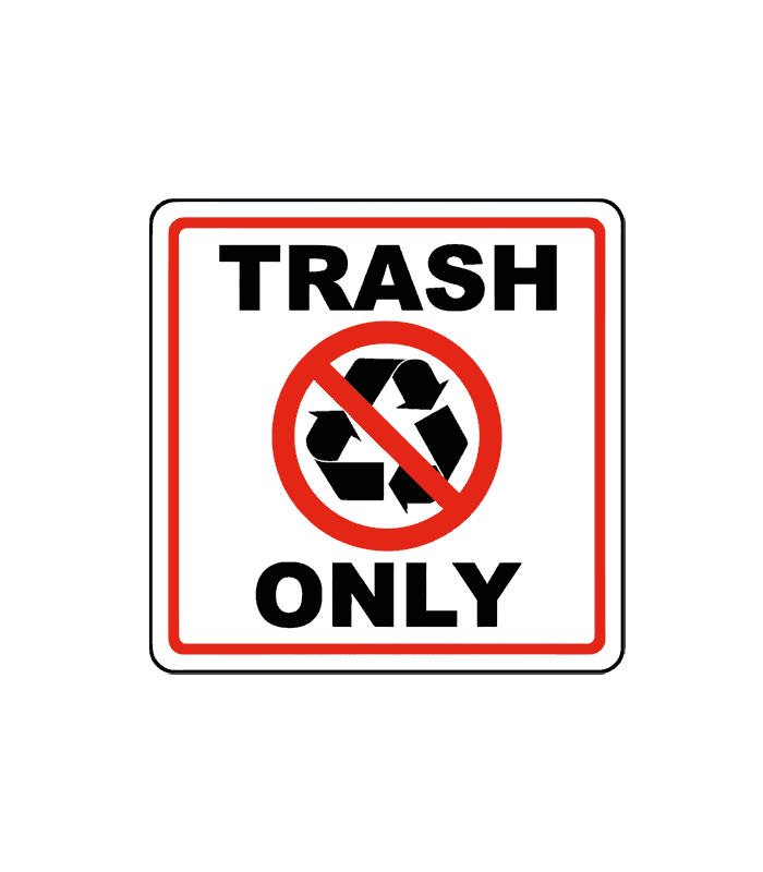 Trash only